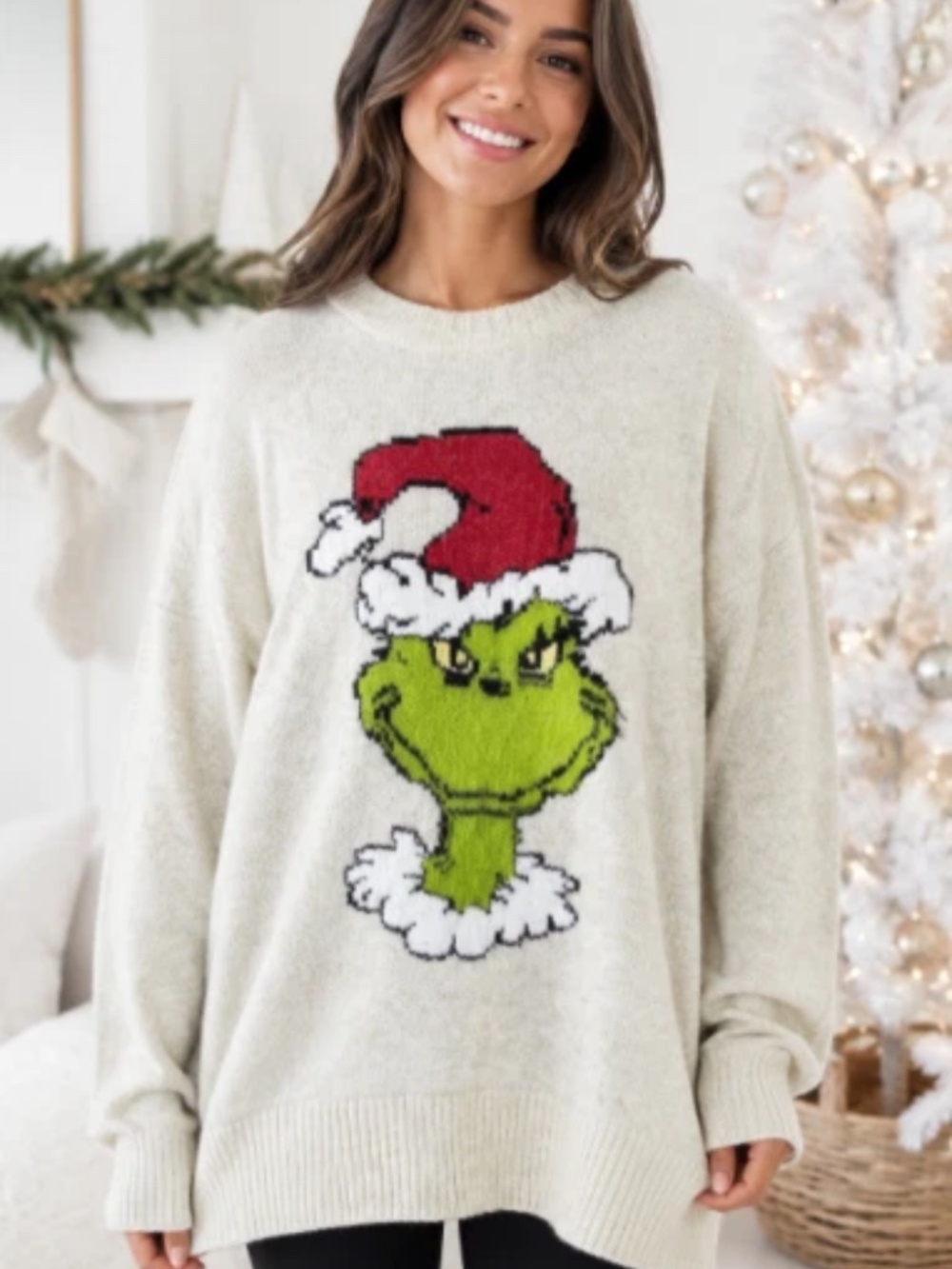 American Eagle Grinch Sweater Size Small